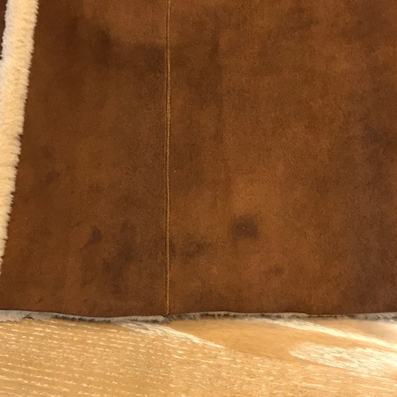 Authentic Shearling leamskin leather Coat in size 12-14 - Picture 8 of 15